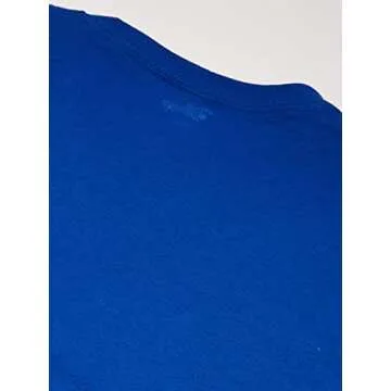 Disney Men's Frozen Olaf Hat T-Shirt, Royal Blue, Large