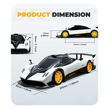 Buy BEZGAR 1:24 Lamborghini Aventador SVJ RC Car