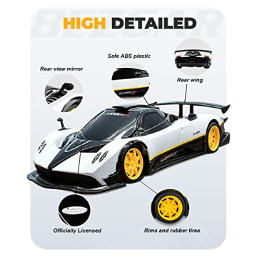Buy BEZGAR 1:24 Lamborghini Aventador SVJ RC Car