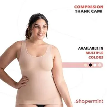 SHAPERMINT Compression Tank Cami for Tummy Control