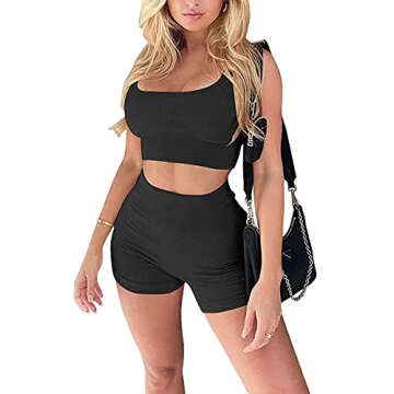 WANLISS Stylish Workout Set for Women - Seamless & Comfortable