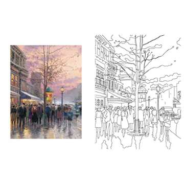 Posh Adult Coloring Book: Thomas Kinkade Designs for Inspiration & Relaxation (Posh Coloring Books) (Volume 14)