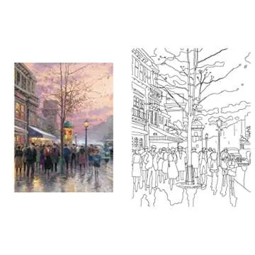 Posh Adult Coloring Book: Thomas Kinkade Designs for Inspiration & Relaxation (Posh Coloring Books) (Volume 14)