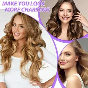 Jumbo Hair Curlers Set for Long Hair Volume - 12 Pcs