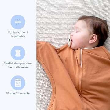 SleepingBaby Zipadee-Zip Cozy Baby Swaddling Blanket