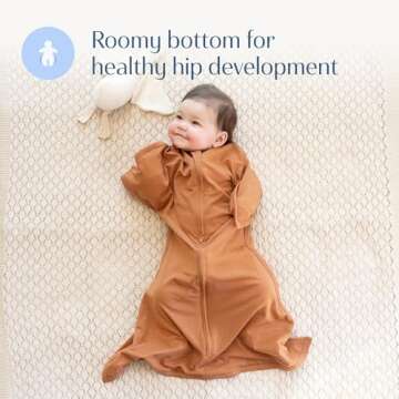 SleepingBaby Zipadee-Zip Cozy Baby Swaddling Blanket