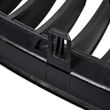 Astra Depot Gloss Black Kidney Grill for BMW E63 E64