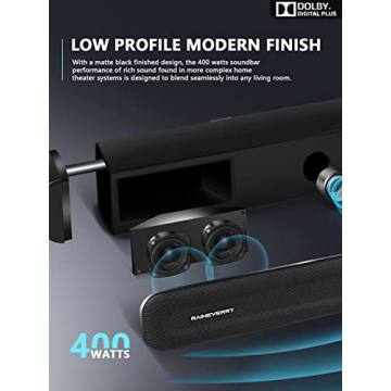 5.1 CH Dolby Audio Sound Bar with Wireless Subwoofer