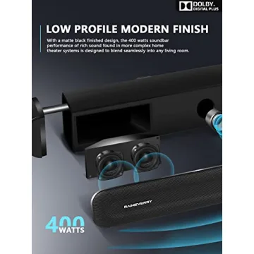 5.1 CH Dolby Audio Sound Bar with Wireless Subwoofer