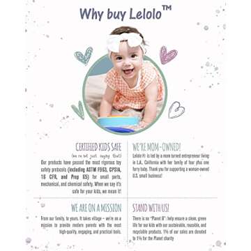 Geo by Lelolo™ Geometric First Stacking Toys and Teethers – My Tiny Rainbow | Baby's First Rainbow | 0+ Months