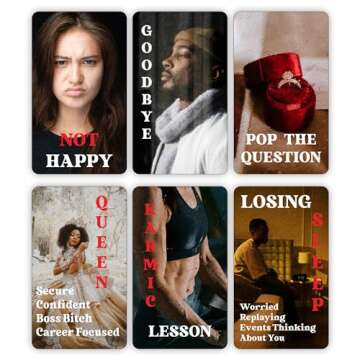 GZXINKE Twin Flame Love Oracle Cards - Explore Soulmates & Karmic Situations!