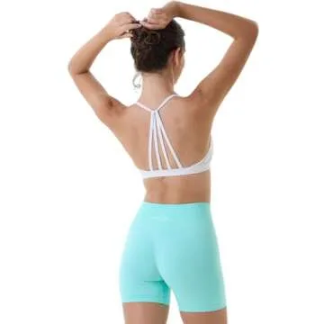 AUROLA Dream Collection Women Workout Shorts High Waist Gym Shorts, Scrunch Butt Seamless Athletic Shorts,Beach Glass,XS