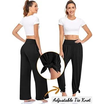 Stylish UEU Women's Yoga Pants with Pockets and Slit