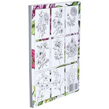 Bloom Adult Coloring Book: Beautiful Flower Garden Patterns and Botanical Floral Prints | Over 50 Designs of Relaxing Nature and Plants to Color