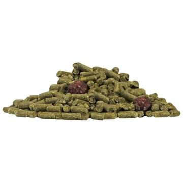 Chinchilla Diet with Rose HIPS 18 lb. - Nutritionally Complete Natural Healthy Pellet Food for Pet Chinchillas