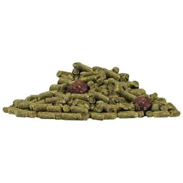 Chinchilla Diet with Rose HIPS 18 lb. - Nutritionally Complete Natural Healthy Pellet Food for Pet Chinchillas