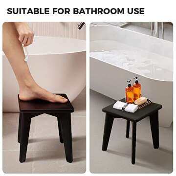 StrongTek Bamboo Step Stool | Eco-Friendly and Sturdy