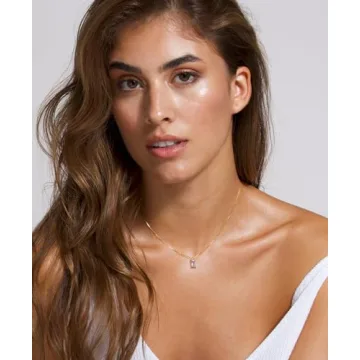 Exquisite FUNEIA 14K Gold Plated Birthstone Necklace