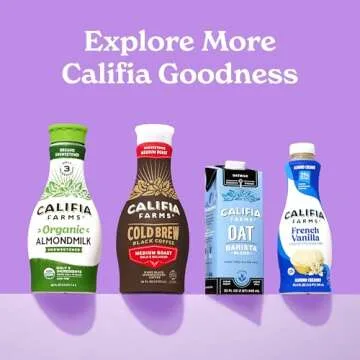 Califia Farms - Oat Barista Blend Oat Milk, 32 Oz, Dairy Free, Vegan, Plant Based, Gluten Free, Non GMO, Milk Frother, Coffee Creamer