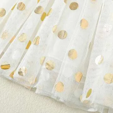 LYSMuch Kids Toddler Baby Girls Birthday Outfits Princess Vest Long Sleeve Shirt Mesh Bubble Tutu Skirt Set (C-White-Long, 6-7 Years)