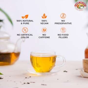 Angel Brand Guinea Hen Weed Root Tea Organic 25 Tea Bags – Blend of Guinea Hen Weed, Lemon Grass, Ginger, & Orange Peel - Enjoy Anamu Plant Tea with Balanced Flavor, Rich Nutrients & Health Benefits