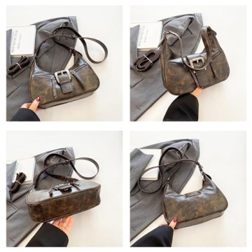 Stylish Retro Vintage Purse for Women - Large Capacity Shoulder Bag