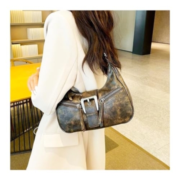 Stylish Retro Vintage Purse for Women - Large Capacity Shoulder Bag