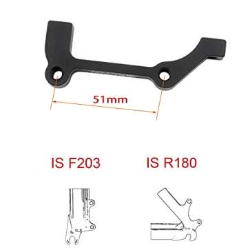 JooFn Disc Brake Mount Adapter for MTB 203mm 180mm