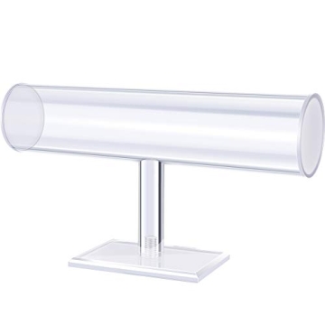 Maitys Hovering Acrylic Bracelet Jewelry Display Stand Holder Acrylic T Bar Necklace Display Stand J...