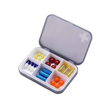 Compact ZDQZC Portable Pill Organizer - Travel Friendly