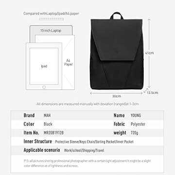 MAH Young Travel Backpack for Work or School