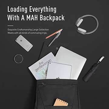 MAH Young Travel Backpack for Work or School