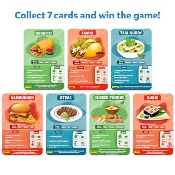 Skillmatics Card Game - Guess in 10 Foods Around The World, Educational Travel Toys for Boys, Girls, and Kids Who Love Board Games, Geography and History, Gifts for Ages 8, 9, 10 and Up