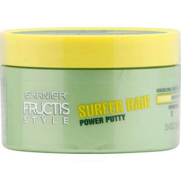 Garnier Fructis Style Surfer Hair Power Putty, 3.4 Oz, 1 Count (Packaging May Vary)