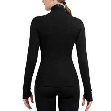 Qualidyne Women's Full Zip Yoga Jacket - Stylish Athletic Wear for Every Active Woman