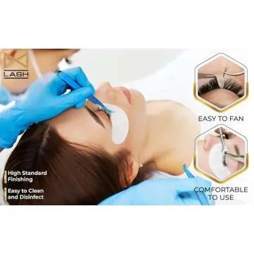 M LASH Tweezers for Eyelash Extensions - Set of 4