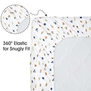 David's Kids Cotton Fitted Crib Sheets Set - 2 Pack