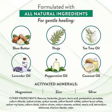 terrasil Antifungal Soap, Care & Relief of Symptoms for Jock Itch, Athletes Foot, Yeast Infection, Ringworm, Tinea. Natural, Dermatologist Tested & Hypoallergenic Approved, Soap Bar (3-Pack 75gm Each)