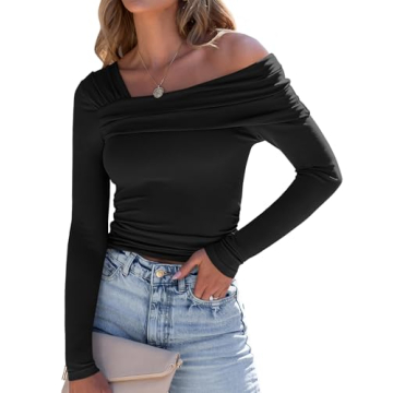 Elegant Women’s One Off Shoulder Shirt for Chic Style