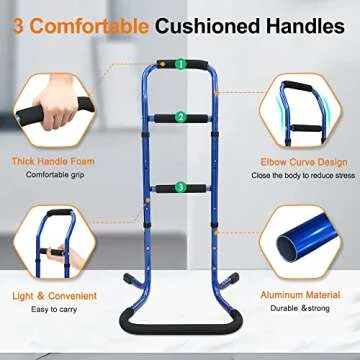 Chair Stand Assist for Elderly Bed Rails Adults Safety Assist Chair Lift Bed Cane for Seniors Bed Assist Bar Bedside Rail Sit to Stand Lift Bed Railing Portable Mobility Aids Couch Assistance Stand Up