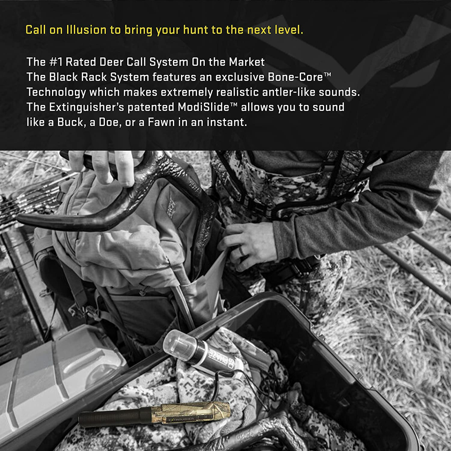 Illusion Systems Extinguisher & Black Rack Calling System