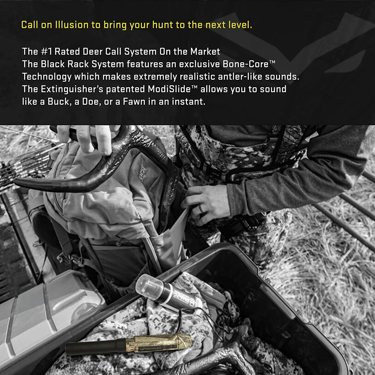 Illusion Systems Extinguisher & Black Rack Calling System