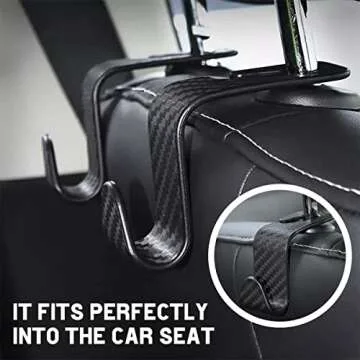 4PCS Car Seat Headrest Hook - Modern Auto Organizer