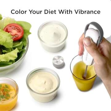 Kitchen Mama Silkwhisk Electric Milk Frother Handheld: Mini Drink Mixer, Cold Foam Maker, Frother Wand for Coffee, Cappuccino, Lattes, Protein Drinks, Matcha, Battery Operated (Metal Gray)