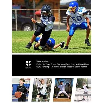 HOPLYNN Youth Compression Shirts for Sports and Comfort