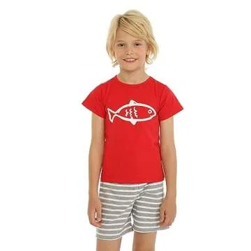 Mud Kingdom Cute Whale Boys Shorts Set for Summer Play