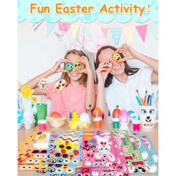 Benresive Party Favors for Kids 3-5 4-8, Face Stickers for Kids, Crafts Activities for Toddlers 1-3 ...
