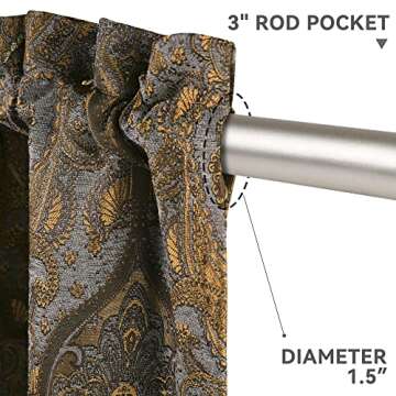 Elegant Loom and Mill Jacquard Curtains for Home Decor