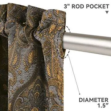 Elegant Loom and Mill Jacquard Curtains for Home Decor