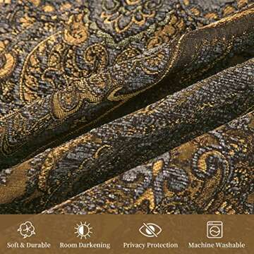 Elegant Loom and Mill Jacquard Curtains for Home Decor